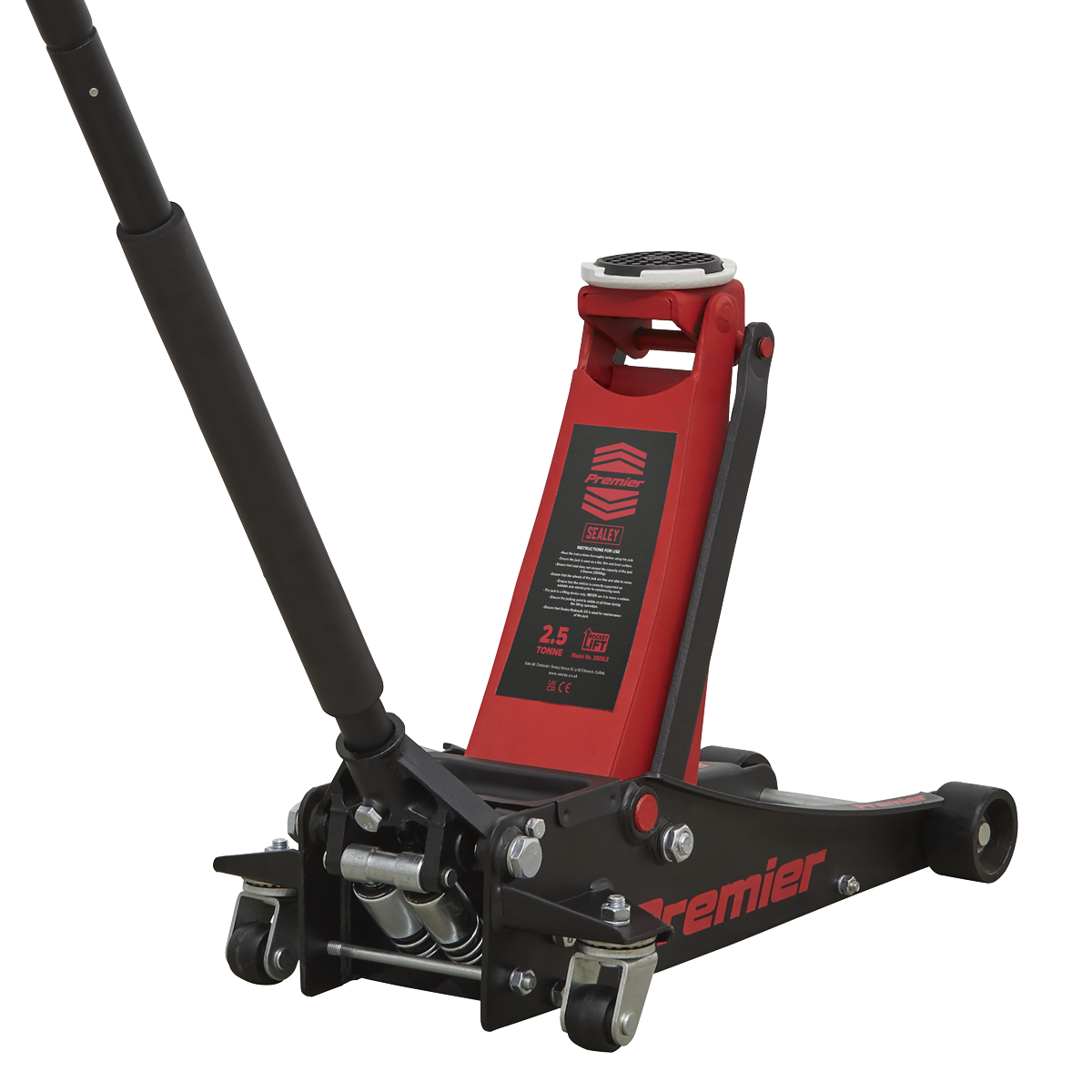 2.5 Tonne Low Profile Trolley Jack with Rocket Lift