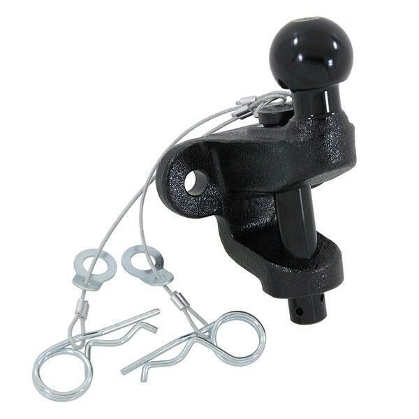 Ball and Pin Towing Coupling 3.5 ton Black Tow Hitch