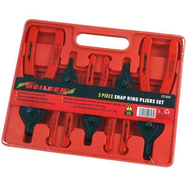 Pliers - 5 piece Set / Ring Pliers Circlip Snap Ring