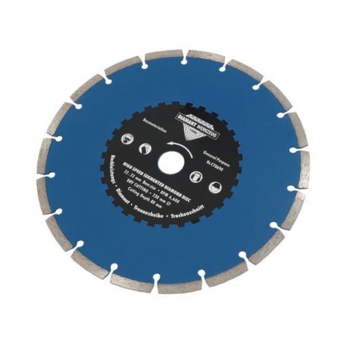 6 x230mm 9" Diamond Cutting Discs Stone Brick Concrete