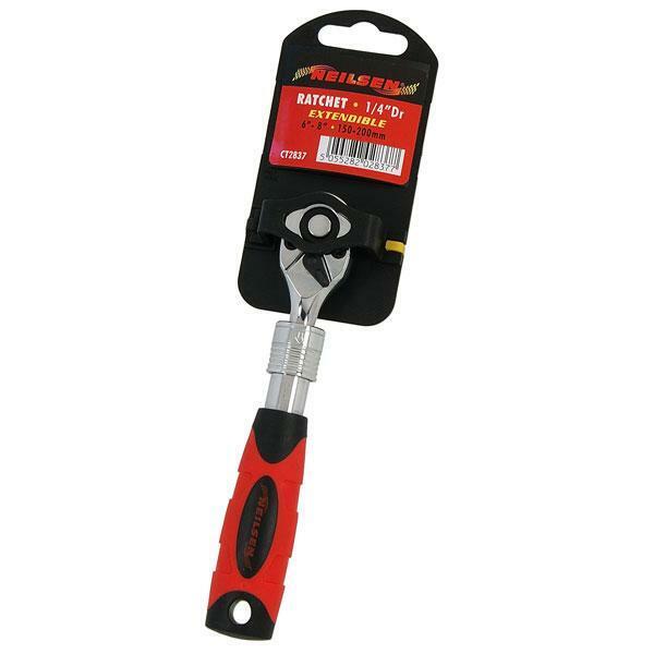 1/4 Drive Extending 6" - 8" Telescopic Shaft Ratchet
