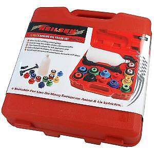 15pc Engine Oil Filler Adaptor Set Fast Filling No Spillage