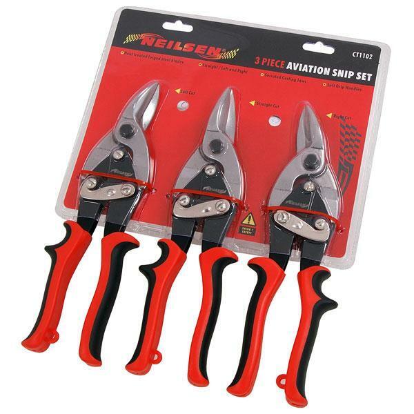 Aviation Snip Set - 3 Piece - Tin Snips - Sheet Metal