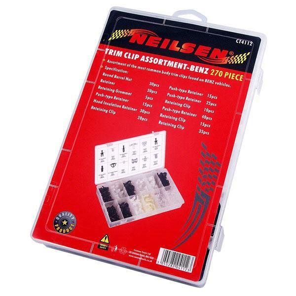 Mercedes Body Trim Clips Grommets etc Assortment 270pcs