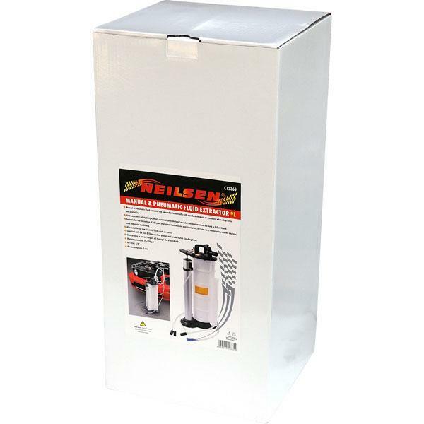 9 Litre Manual & Pnuematic Fluid Extractor