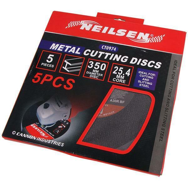 5x 14" (350mm) Metal Cutting Wheel
