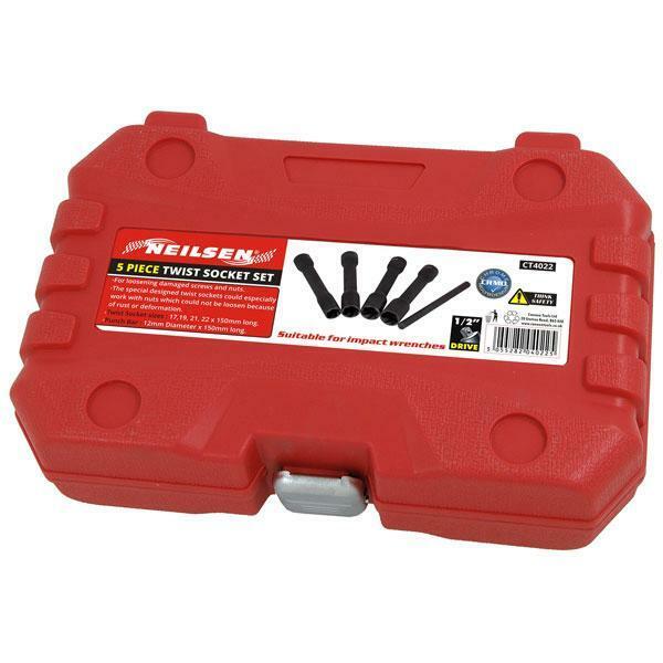 5pcs 1/2"drive Twist Socket Set