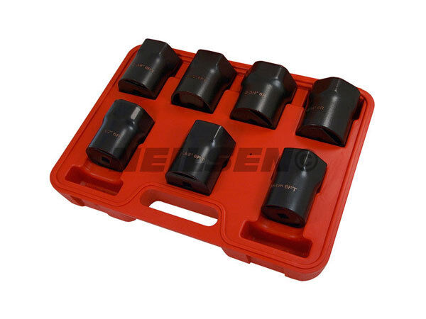 7pcs 1/2" Drive Wheel Bearing, Lock Nut Socket