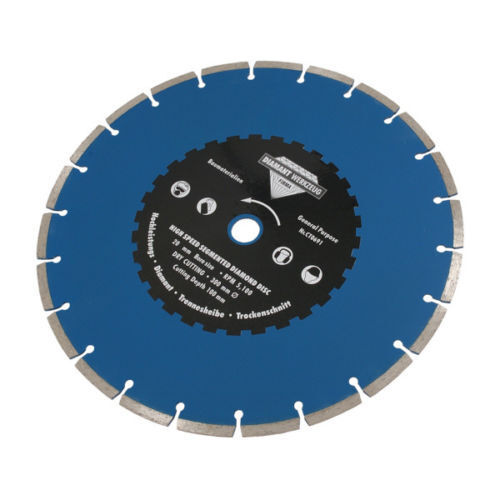 2 x 12" 300 mm Diamond Cutting Disc Concrete Brick Stone 20 mm bore