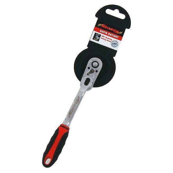 1/4" Drive Rapid Ratchet Rotating Locking Head