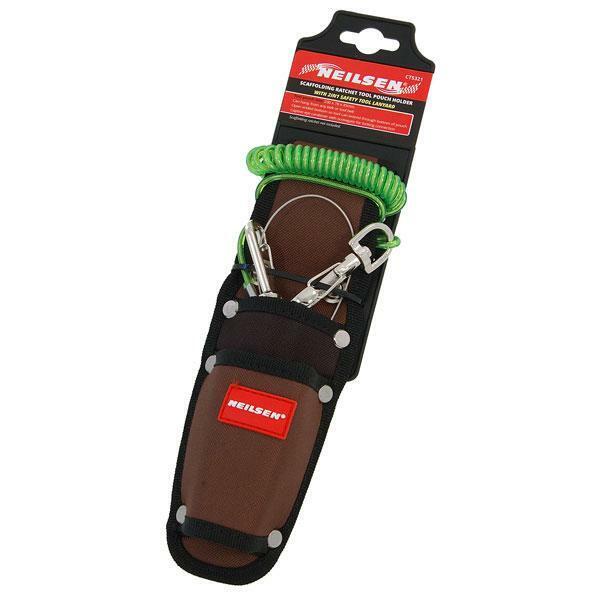 Scaffolding Ratchet Pouch Holder 2 in 1 Safety Lanyard