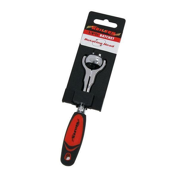 Ratchet 1/4 inch Drive Rotating Head Swivel Reversible