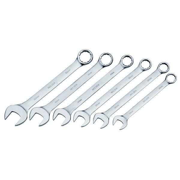6PC Jumbo Combination Spanner Set 33,36,38,41,46,50 mm
