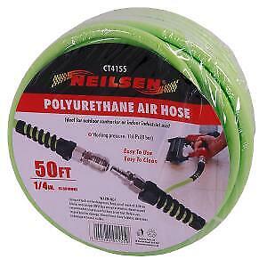 1/4" x 50ft Polyurethane Air Hose. 116psi / 8 Bar