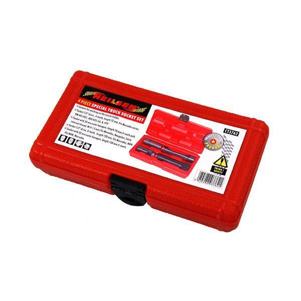 4pcs Special Truck Socket Set Heavy Duty HGV Set 1/2"