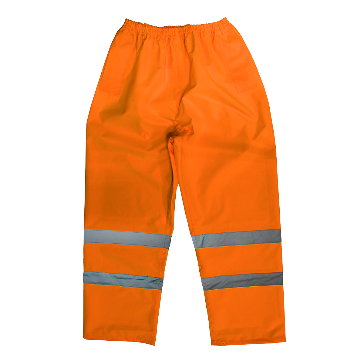 Hi-Vis Orange Waterproof Trousers - Large