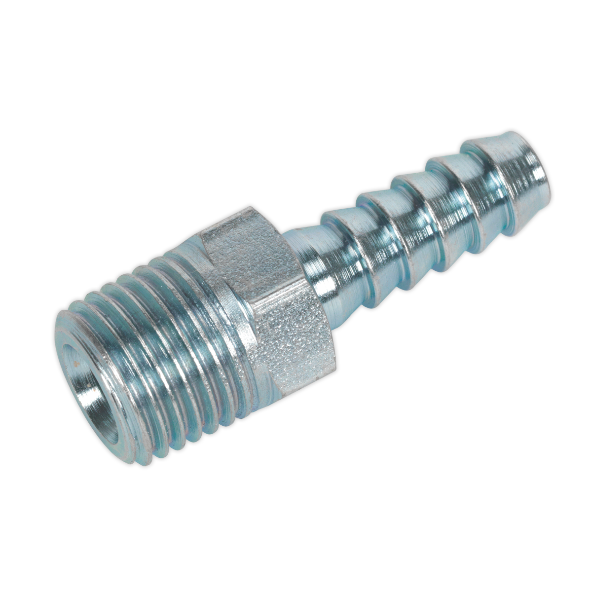 Screwed Tailpiece Male 1/4"BSPT - 1/4" Hose - Pack of 5