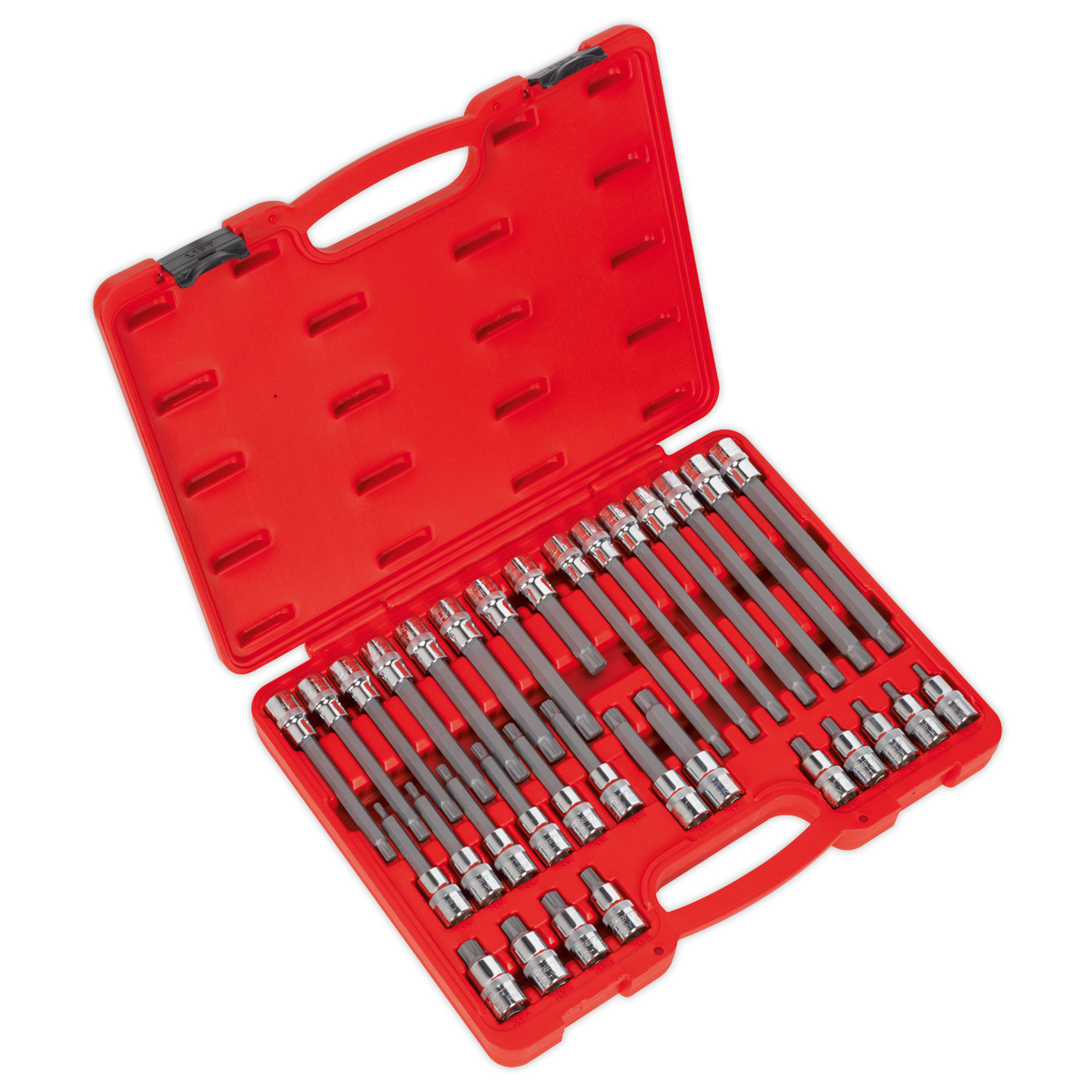 32pc 1/2"Sq Drive Ribe Socket Bit Set