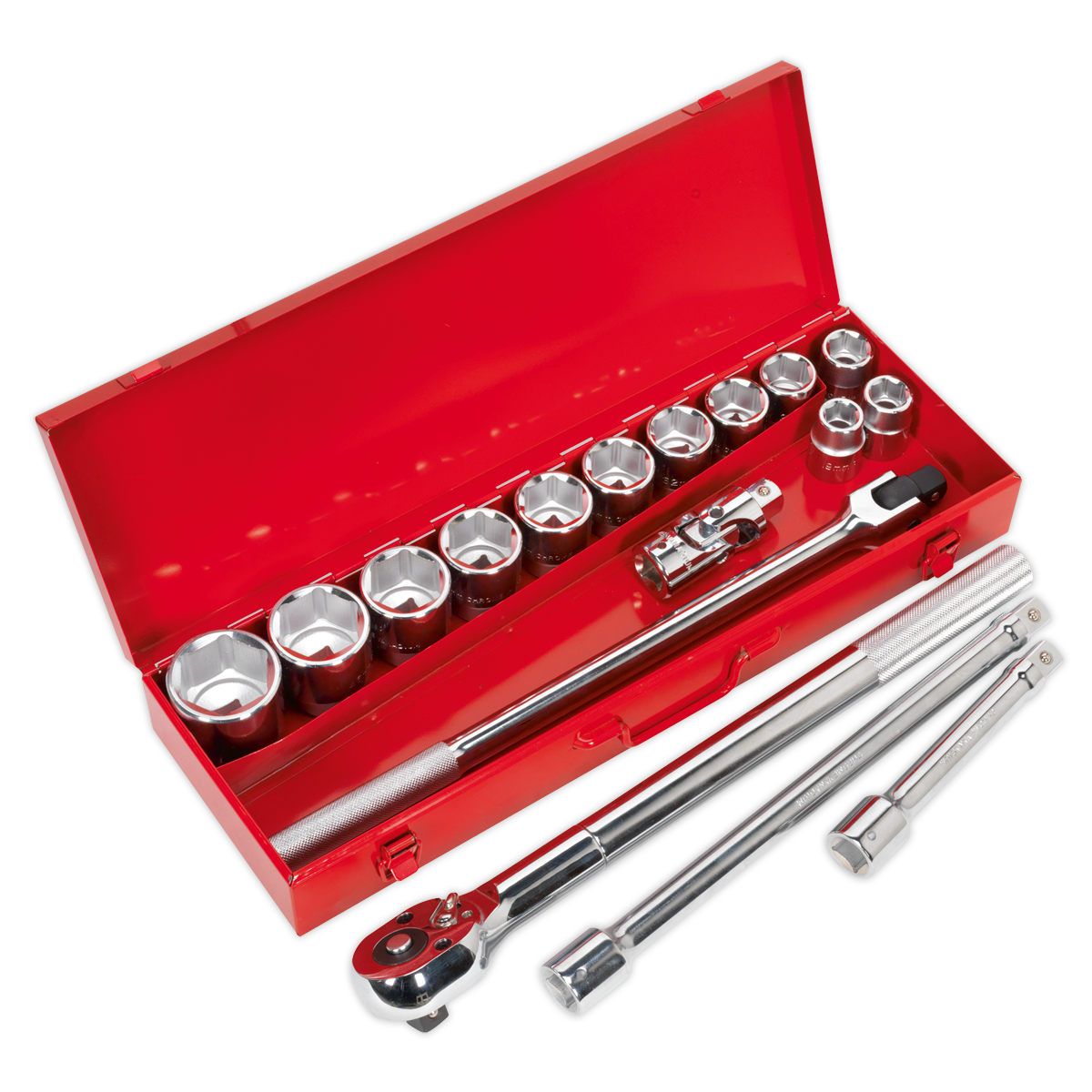 17pc 3/4"Sq Drive Socket Set