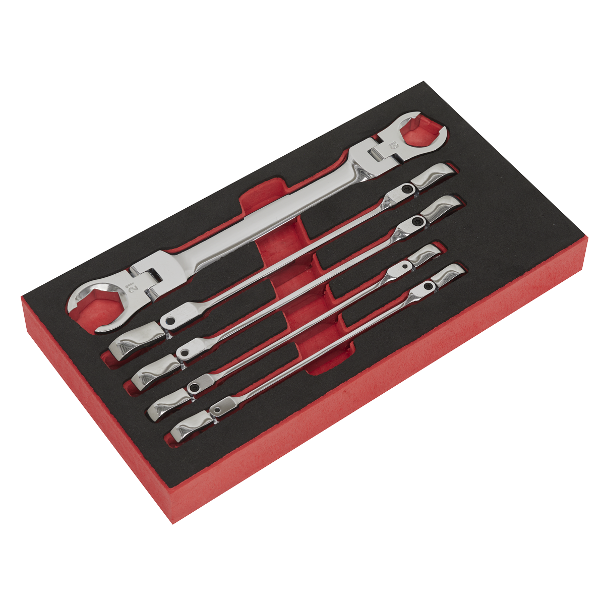 5pc Flexi-Head Flare Nut Spanner Set