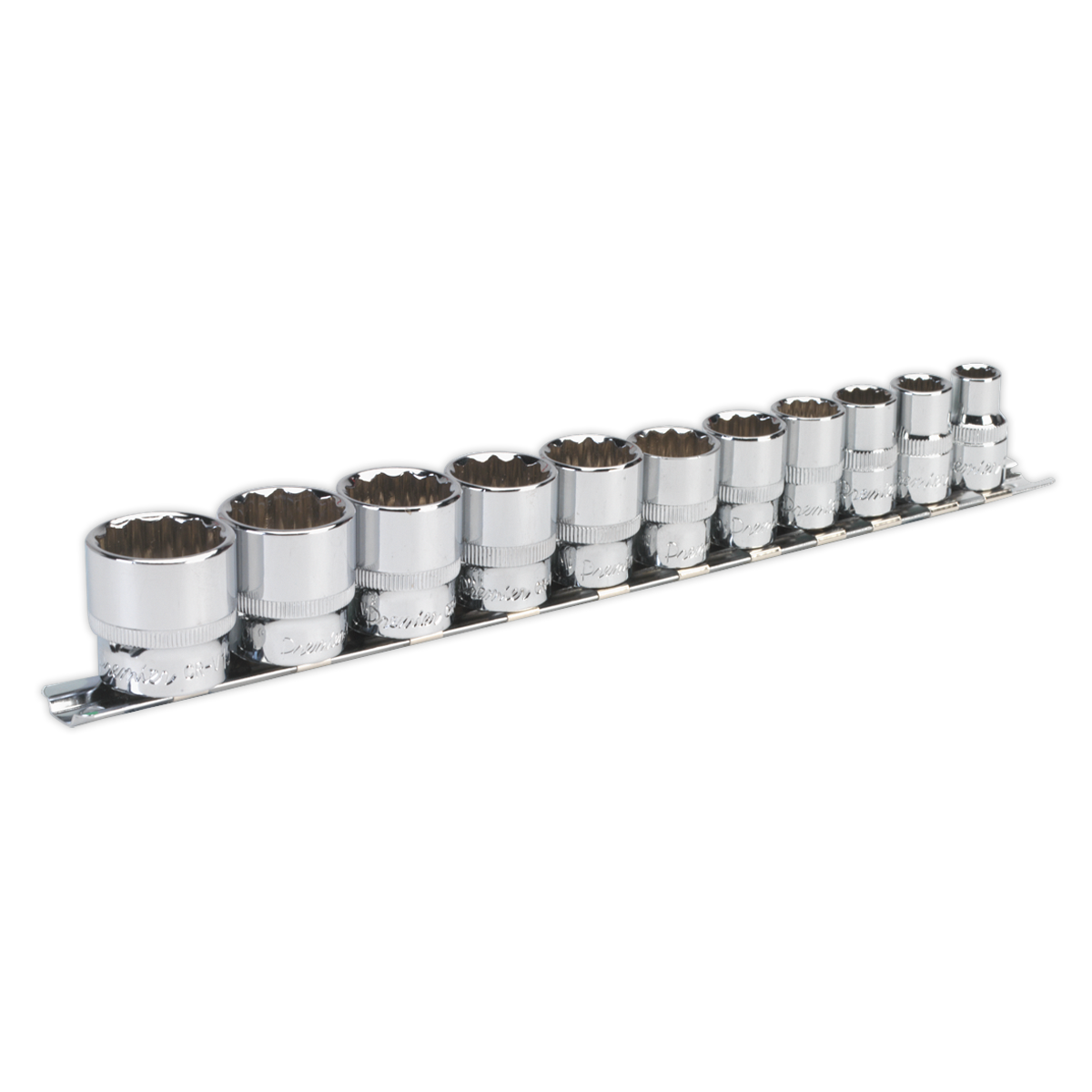 11pc 3/8"Sq Drive 12pt WallDrive® Socket Set - Imperial