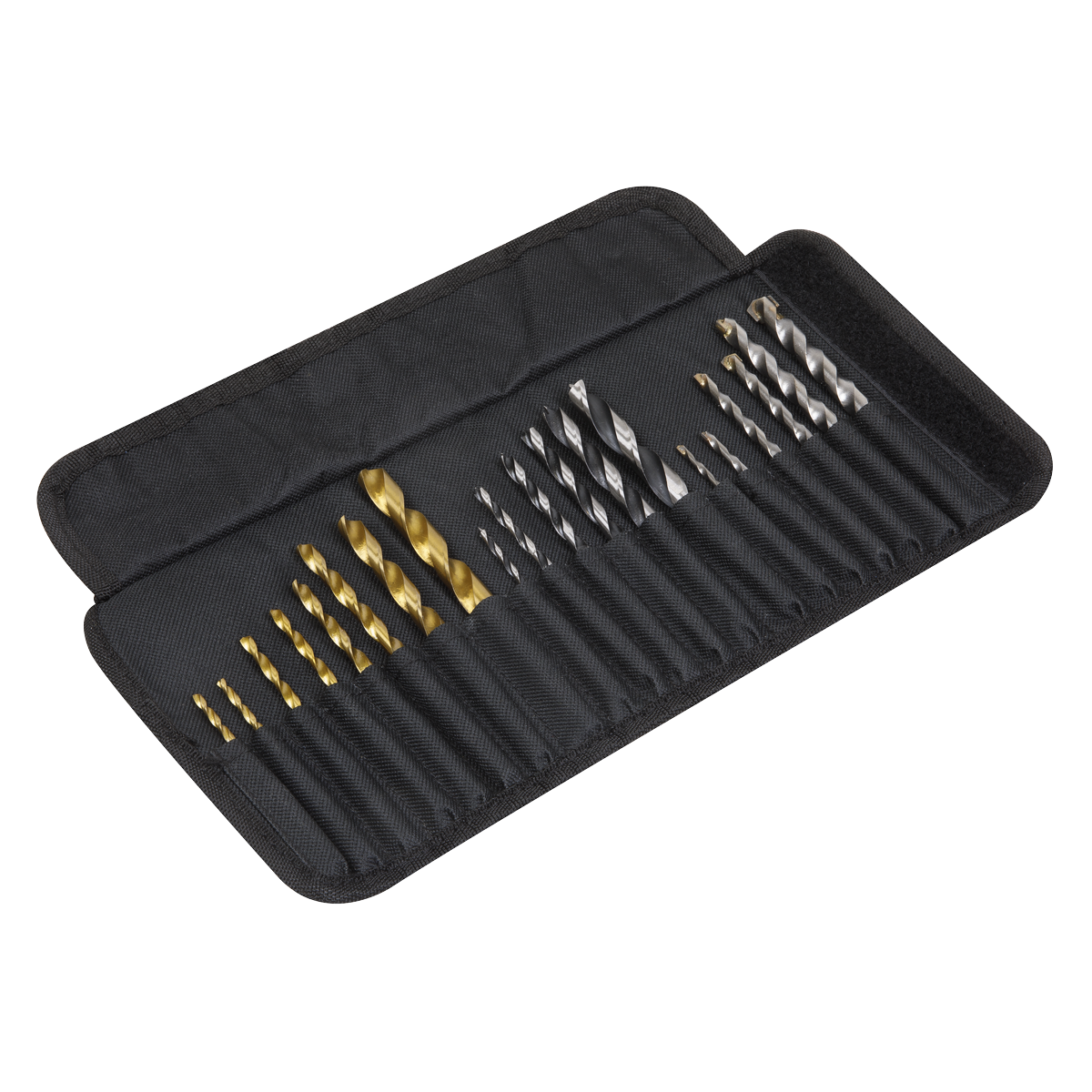 20pc 1/4"Hex Shank Assorted Drill Bit Set