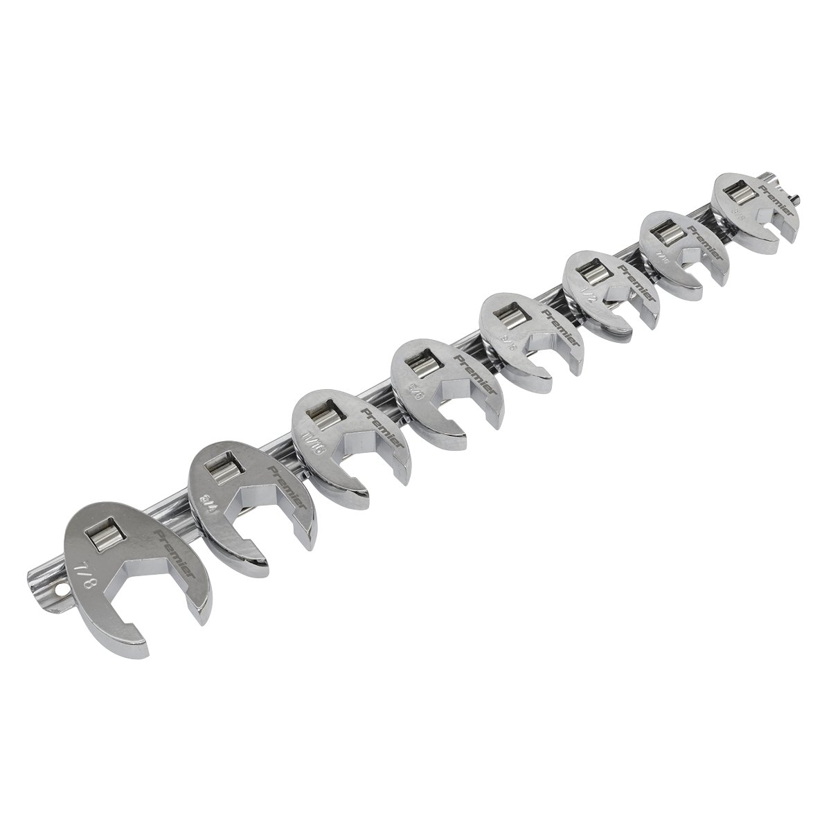 8pc 3/8"Sq Drive Crow's Foot Spanner Set - Imperial