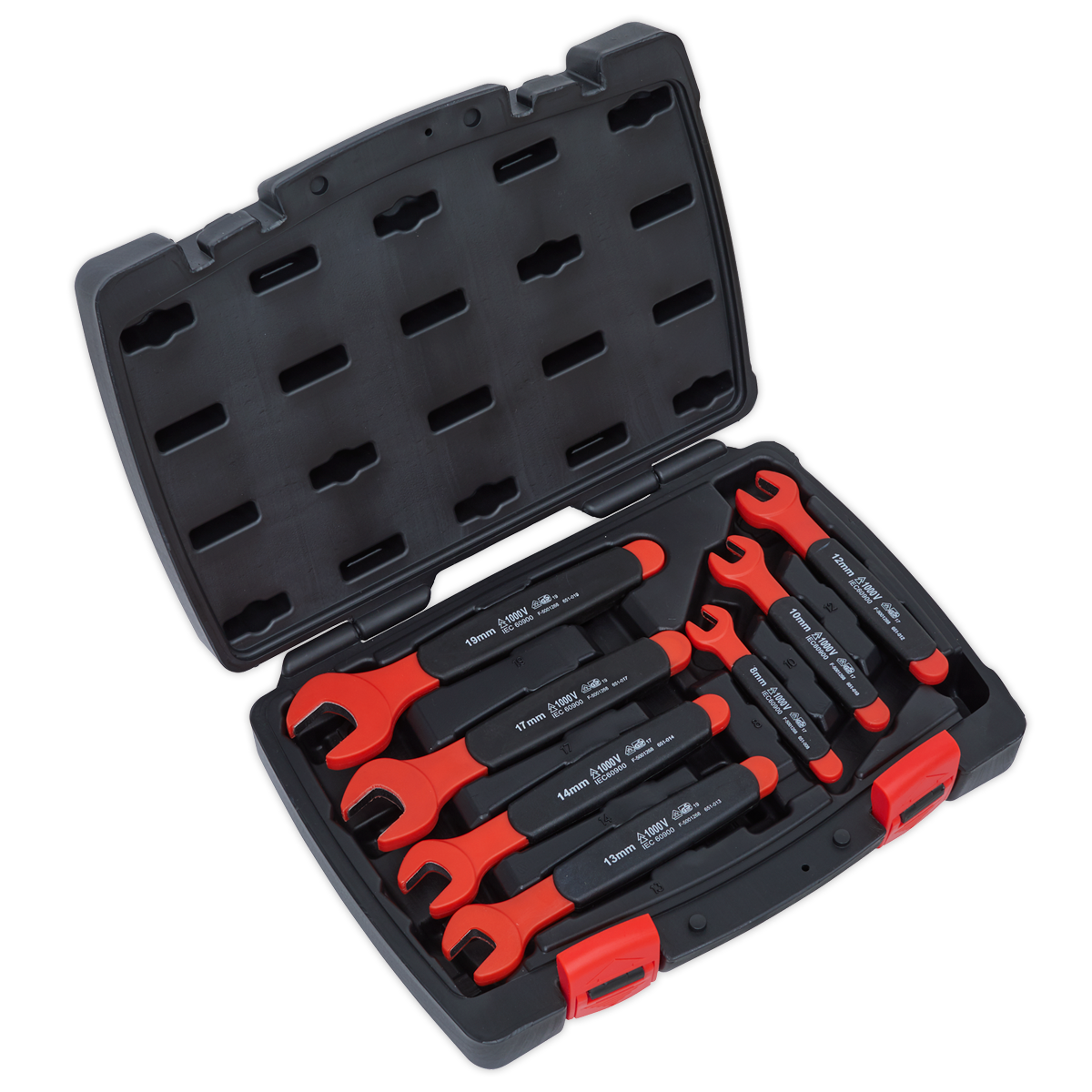 7pc Insulated Open-End Spanner Set - VDE Approved