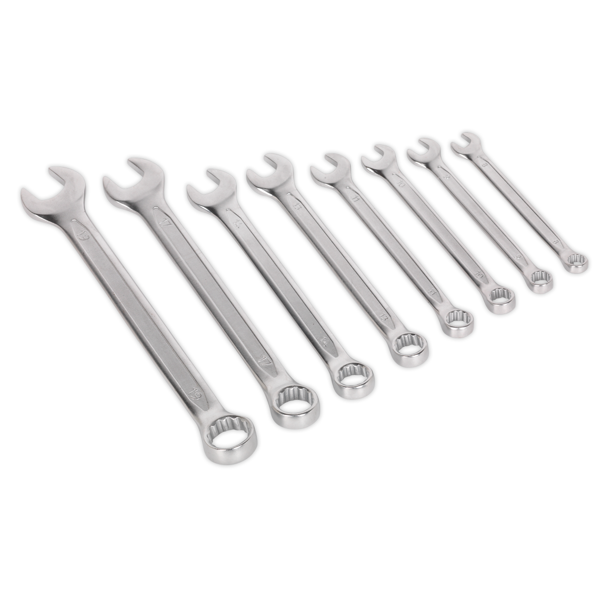 8pc Combination Spanner Set