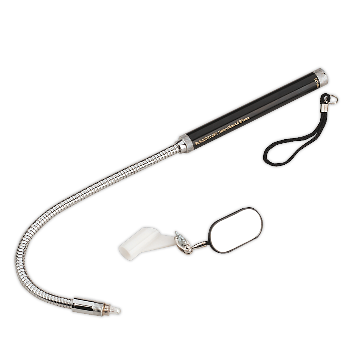 Flexible Inspection Mirror with Light