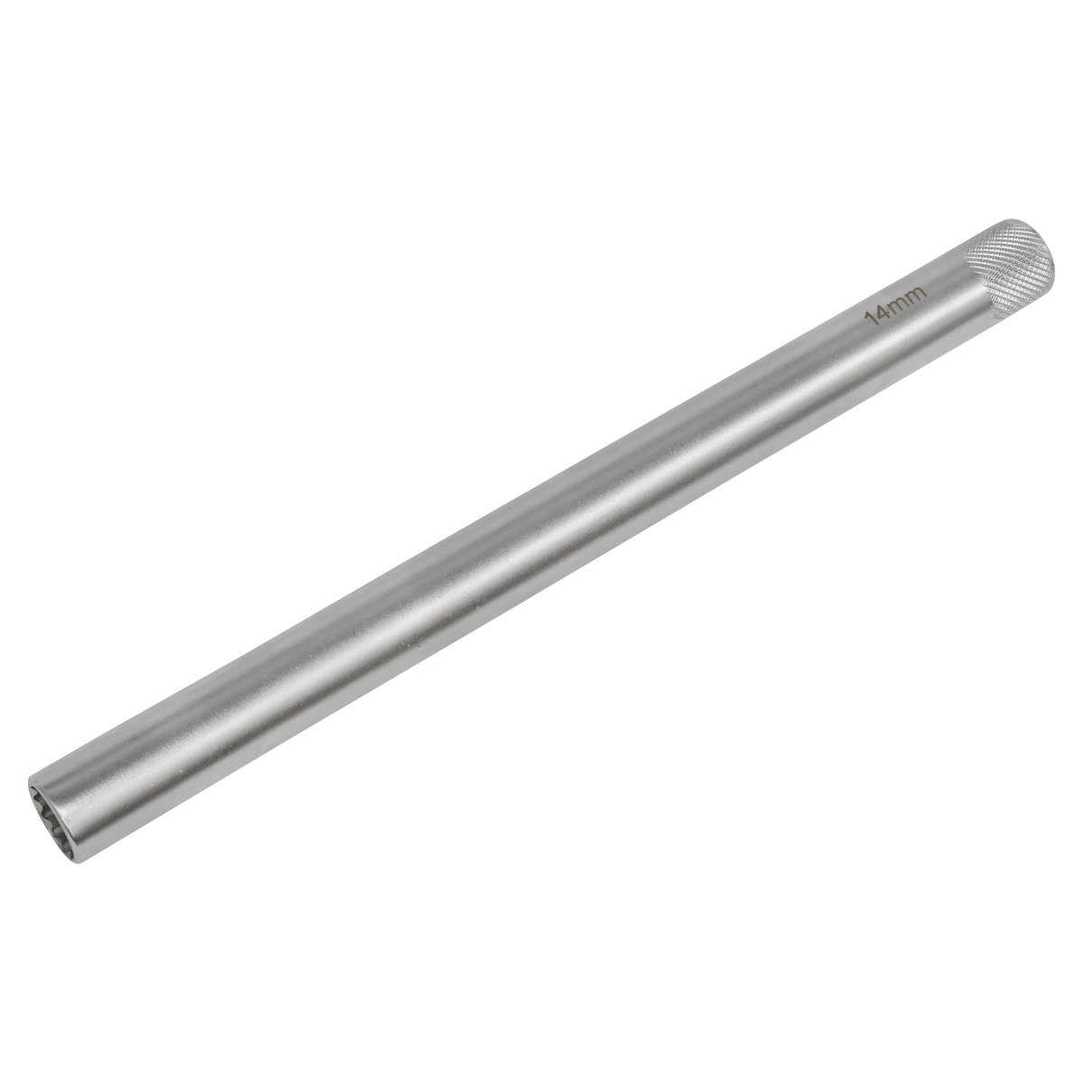 14mm 3/8"Sq Drive 12-Point Magnetic Spark Plug Socket 250mm Long