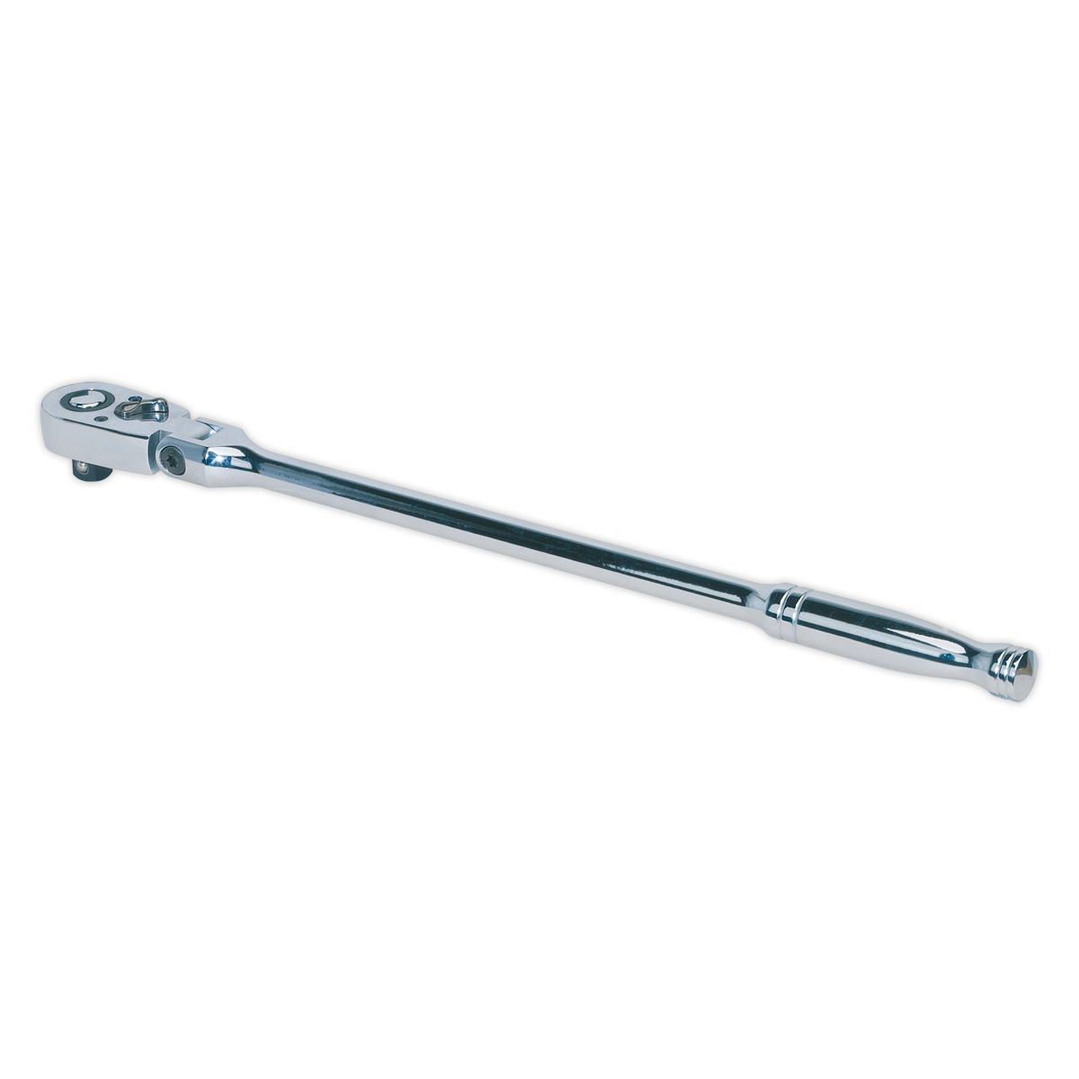 445mm 1/2"Sq Drive Flexi-Head Ratchet Wrench with Pear-Head & Flip Reverse