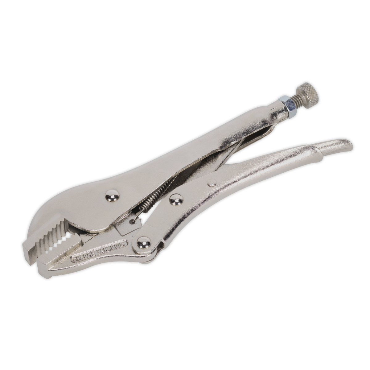 185mm Locking Pliers Straight Jaws 0-30mm Capacity