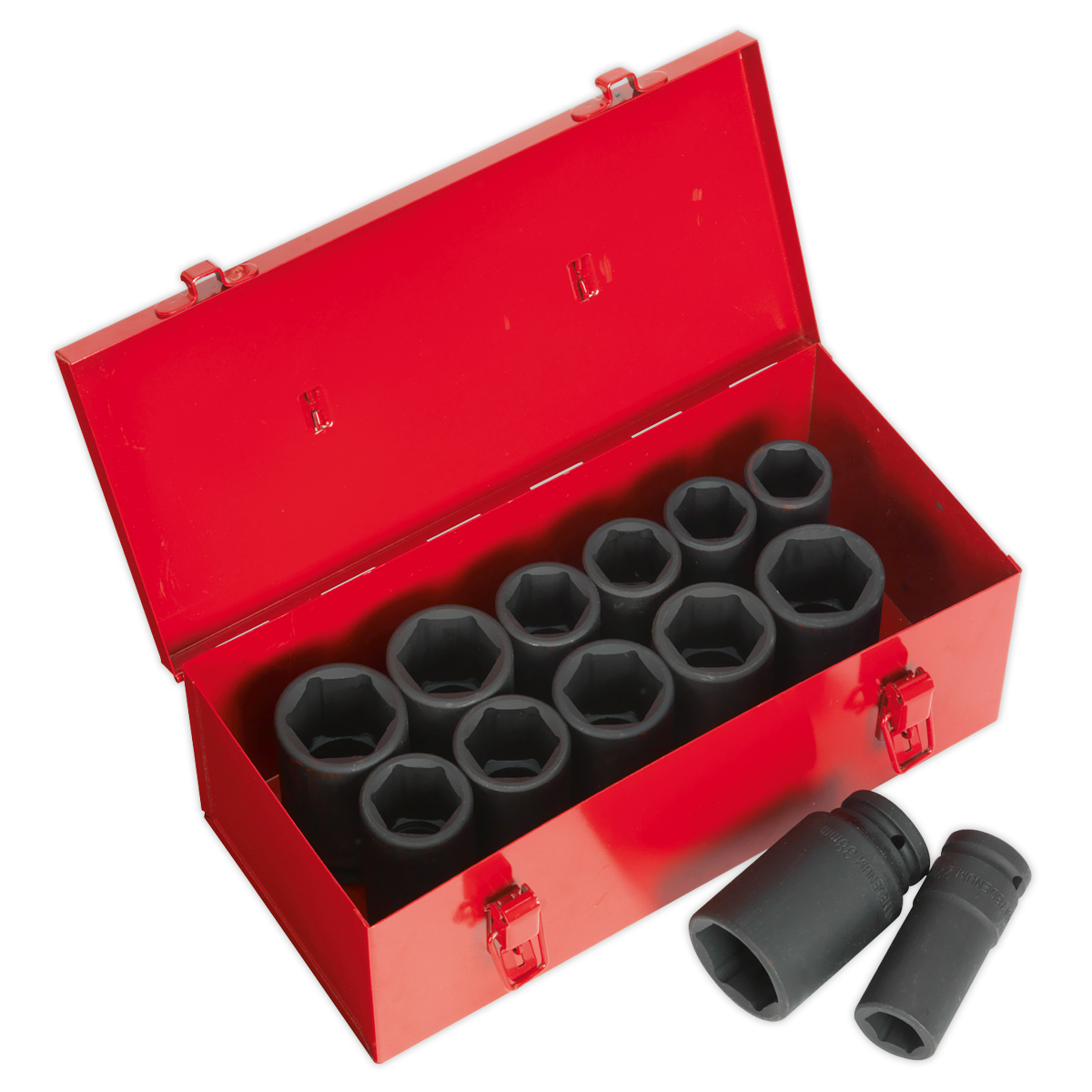 13pc 3/4"Sq Drive Impact Socket Set Deep - Metric/Imperial