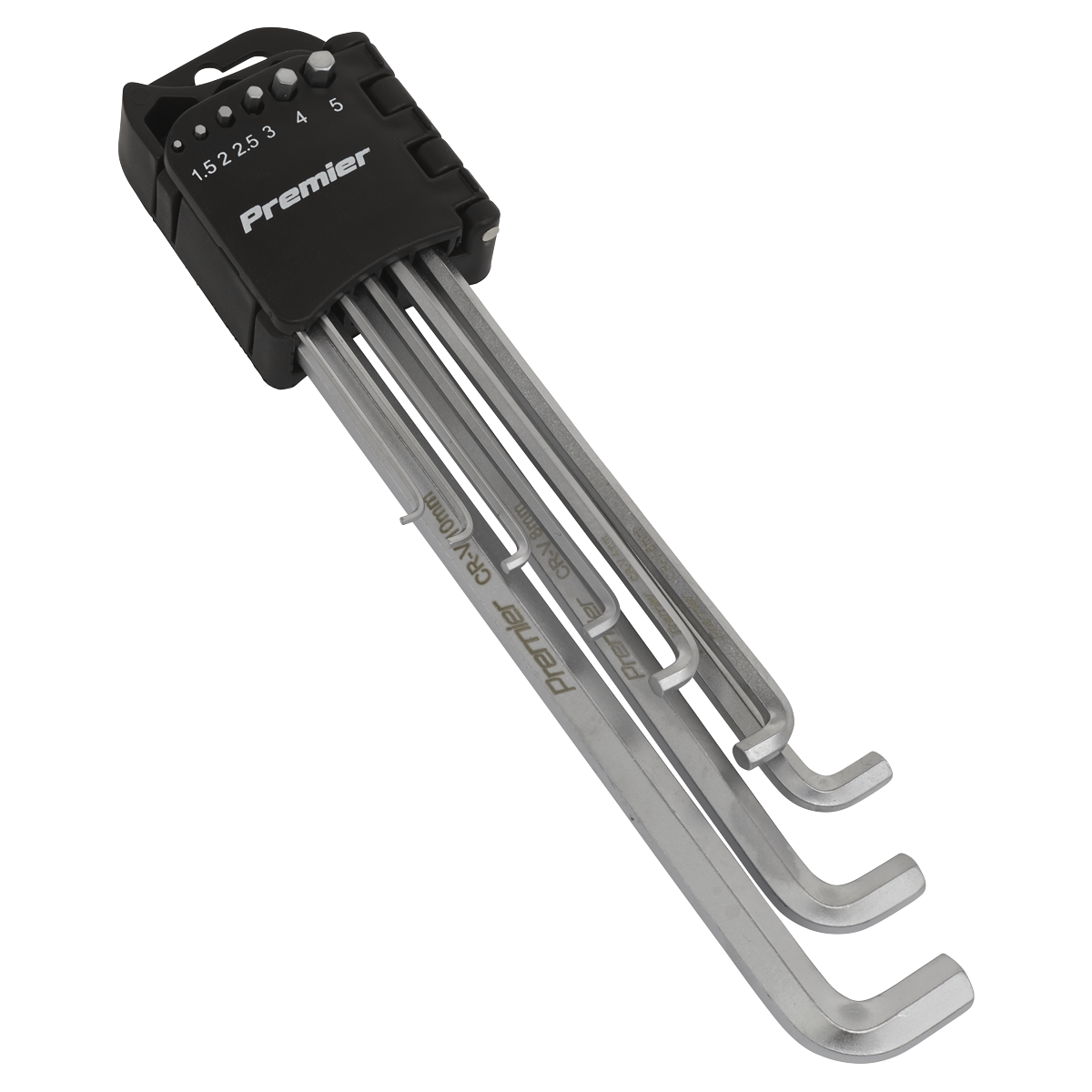 9pc Stubby Element Extra-Long Hex Key Set