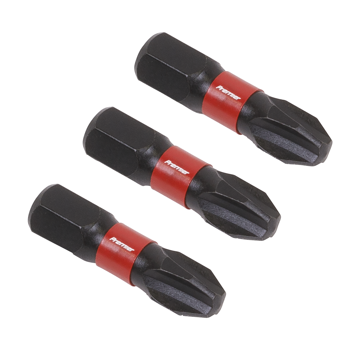 3pc 25mm Phillips #3 Impact Power Tool Bit Set