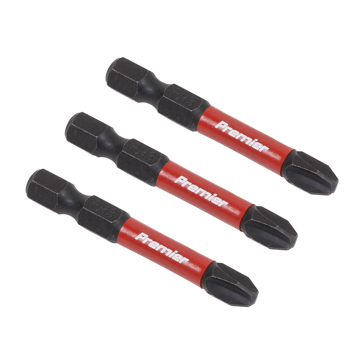 3pc 50mm Phillips #3 Impact Power Tool Bit Set