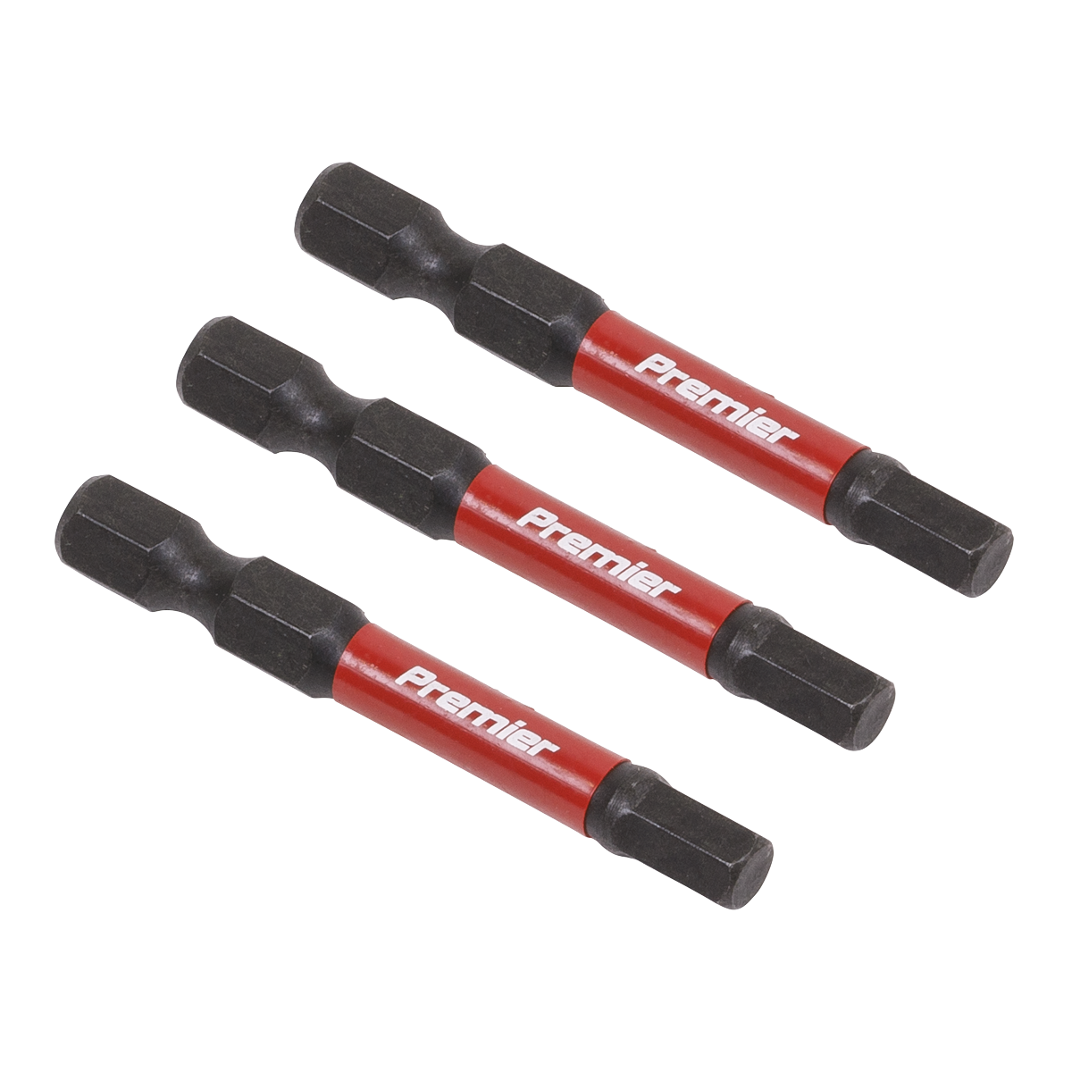 3pc 50mm Hex 5mm Impact Power Tool Bit Set