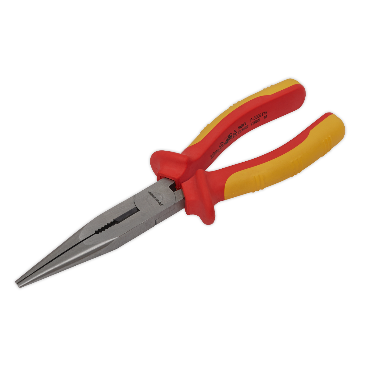 200mm Long Nose Pliers - VDE Approved