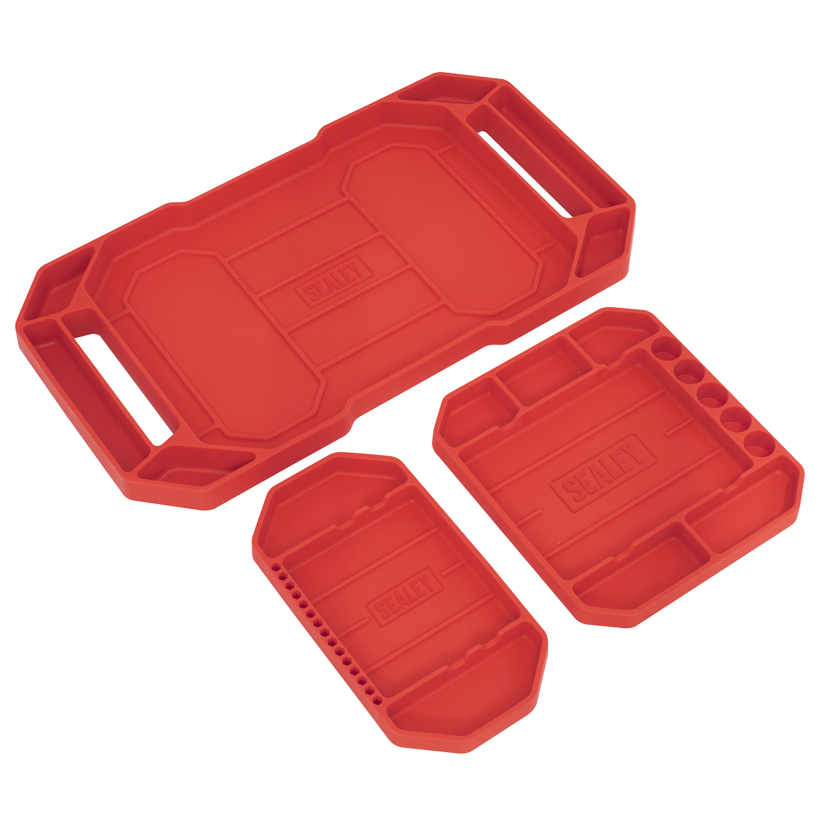 Flexible Tool Trays Non-Slip - Pack of 3