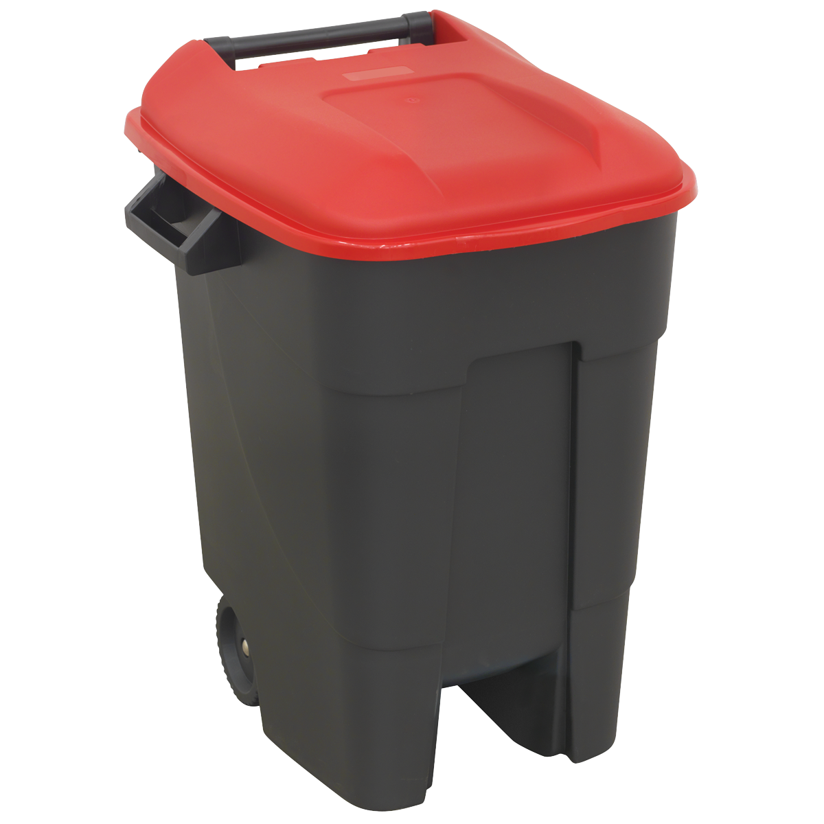 100L Refuse/Wheelie Bin - Red