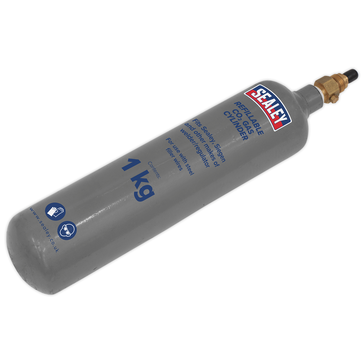 1kg Refillable Carbon Dioxide Gas Cylinder