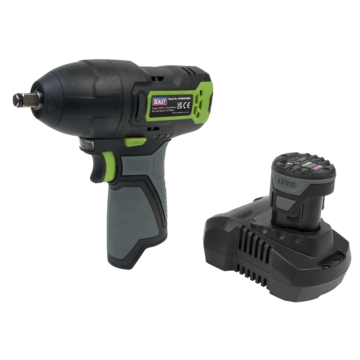 10.8V 2Ah SV10.8 Series 3/8"Sq Drive Cordless Impact Wrench Kit