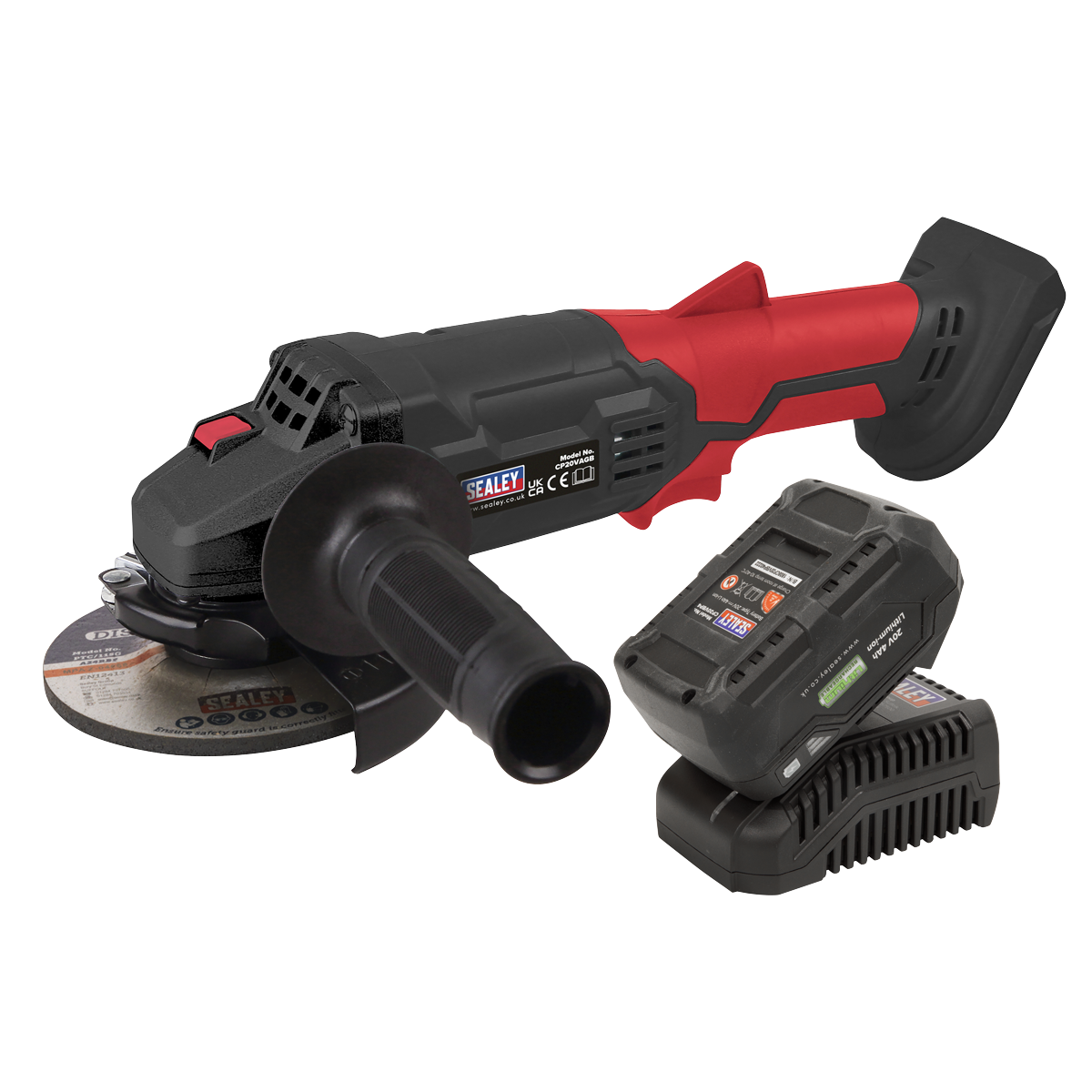 20V 4Ah SV20 Series Ø115mm Cordless Angle Grinder Kit
