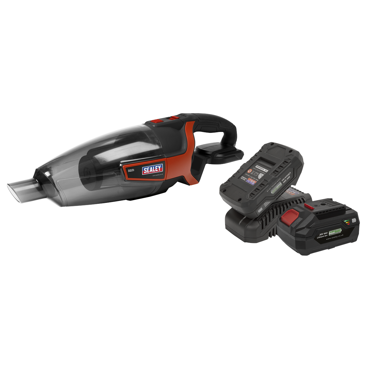 20V SV20 Series 650ml Cordless Handheld Vacuum Cleaner Kit - 2 Batteries