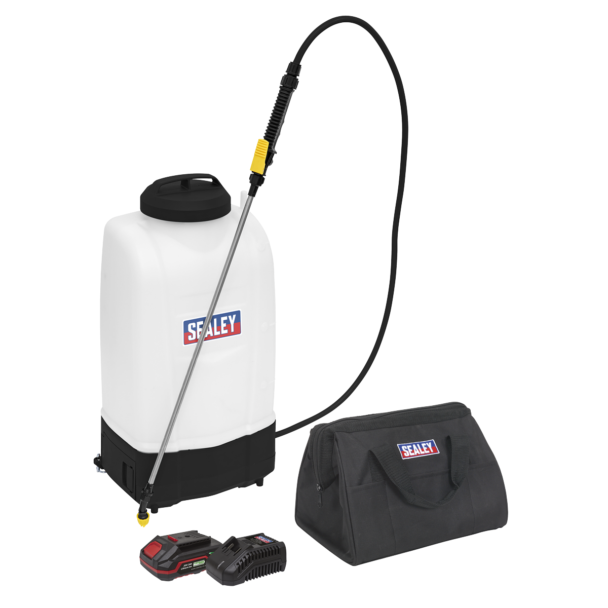 20V 2Ah SV20 Series 15L Cordless Garden Backpack Sprayer Kit