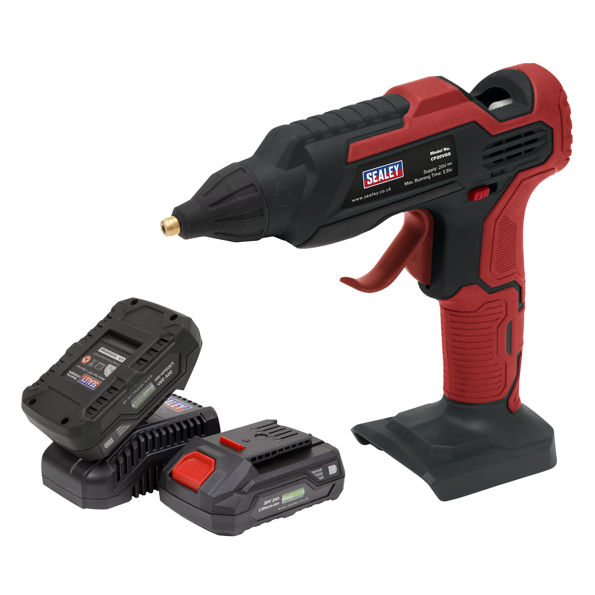 20V SV20 Series Cordless Glue Gun Kit - 2 Batteries