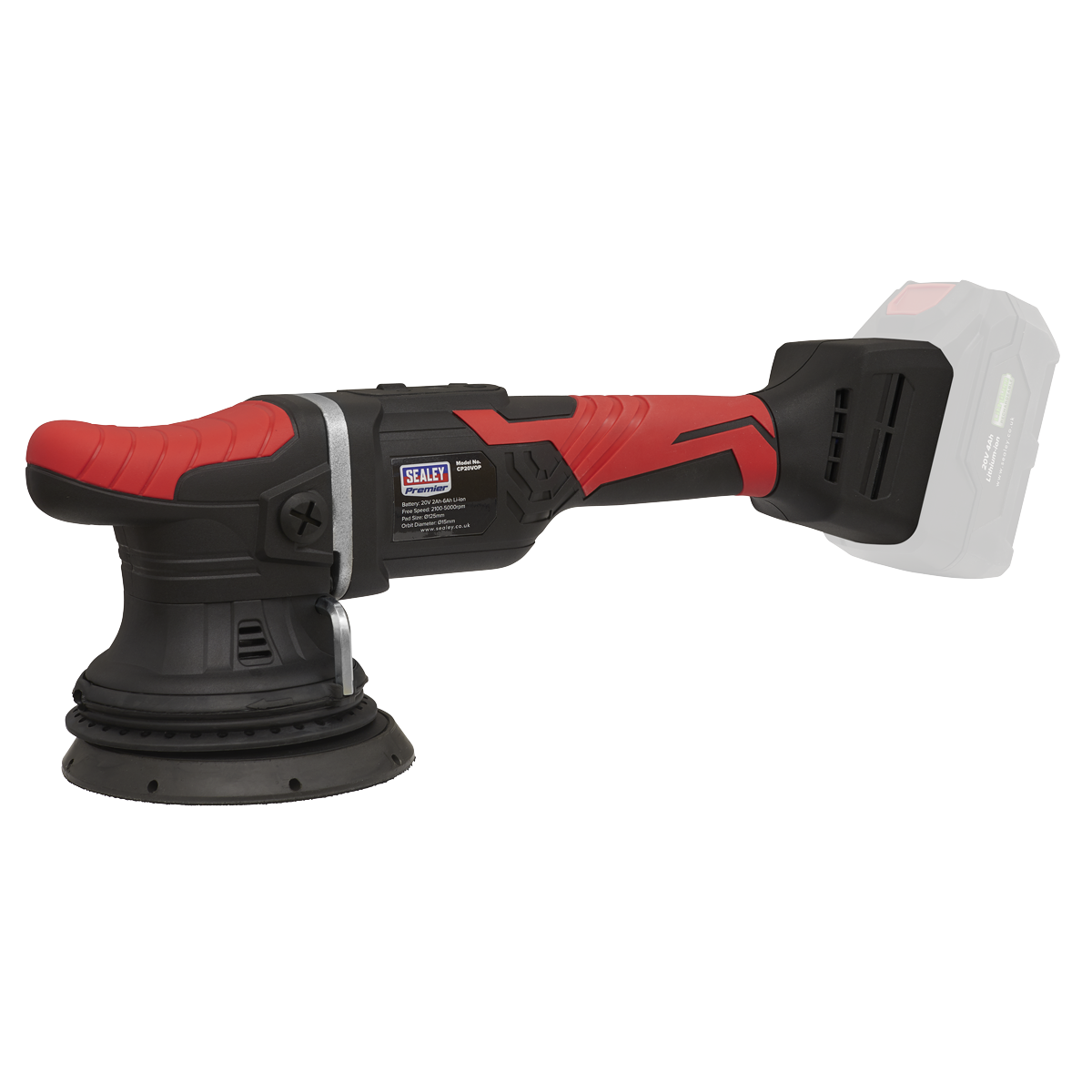 20V SV20 Series Ø125mm Cordless Orbital Polisher - Body Only