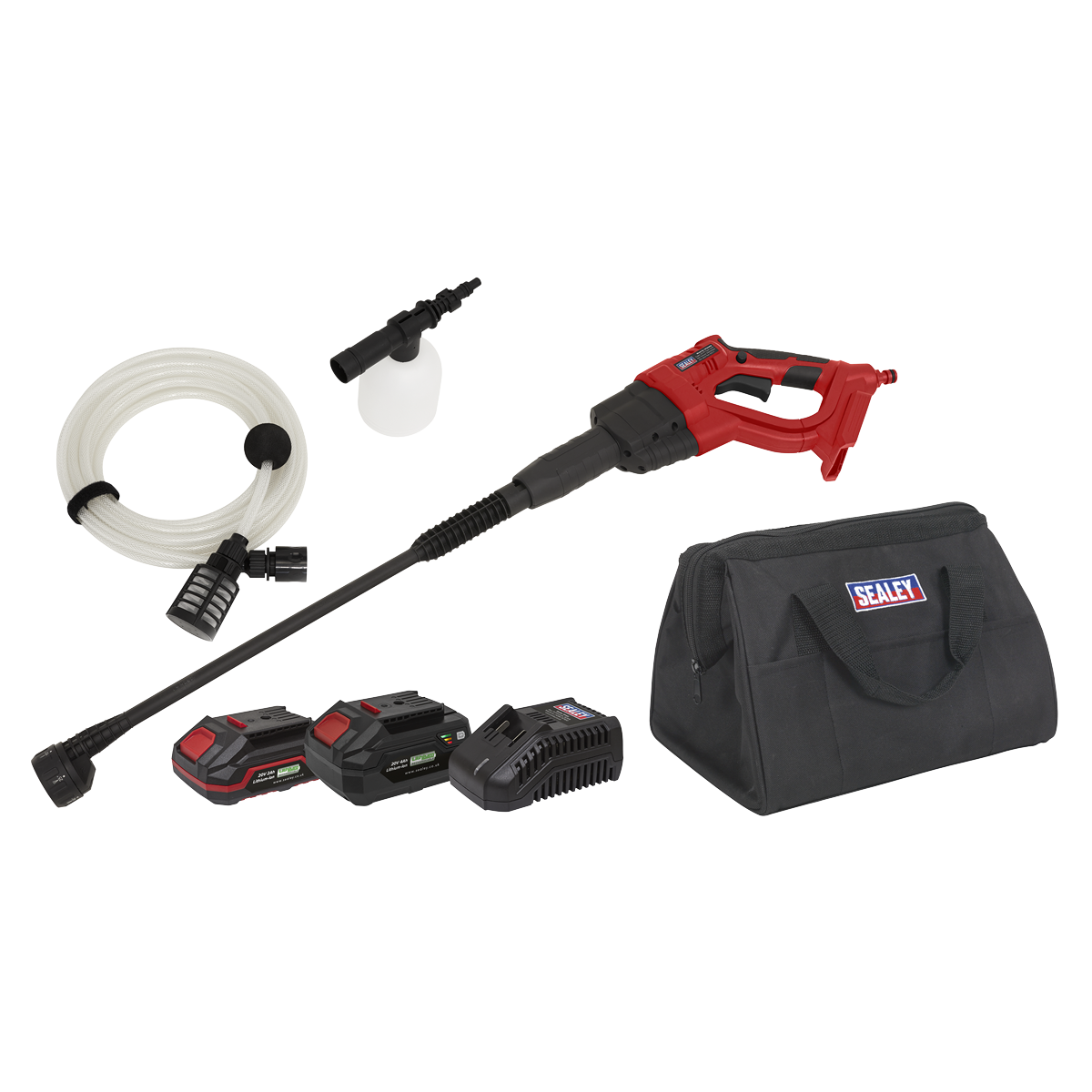 20V SV20 Series Cordless Pressure Washer Kit - 2 Batteries