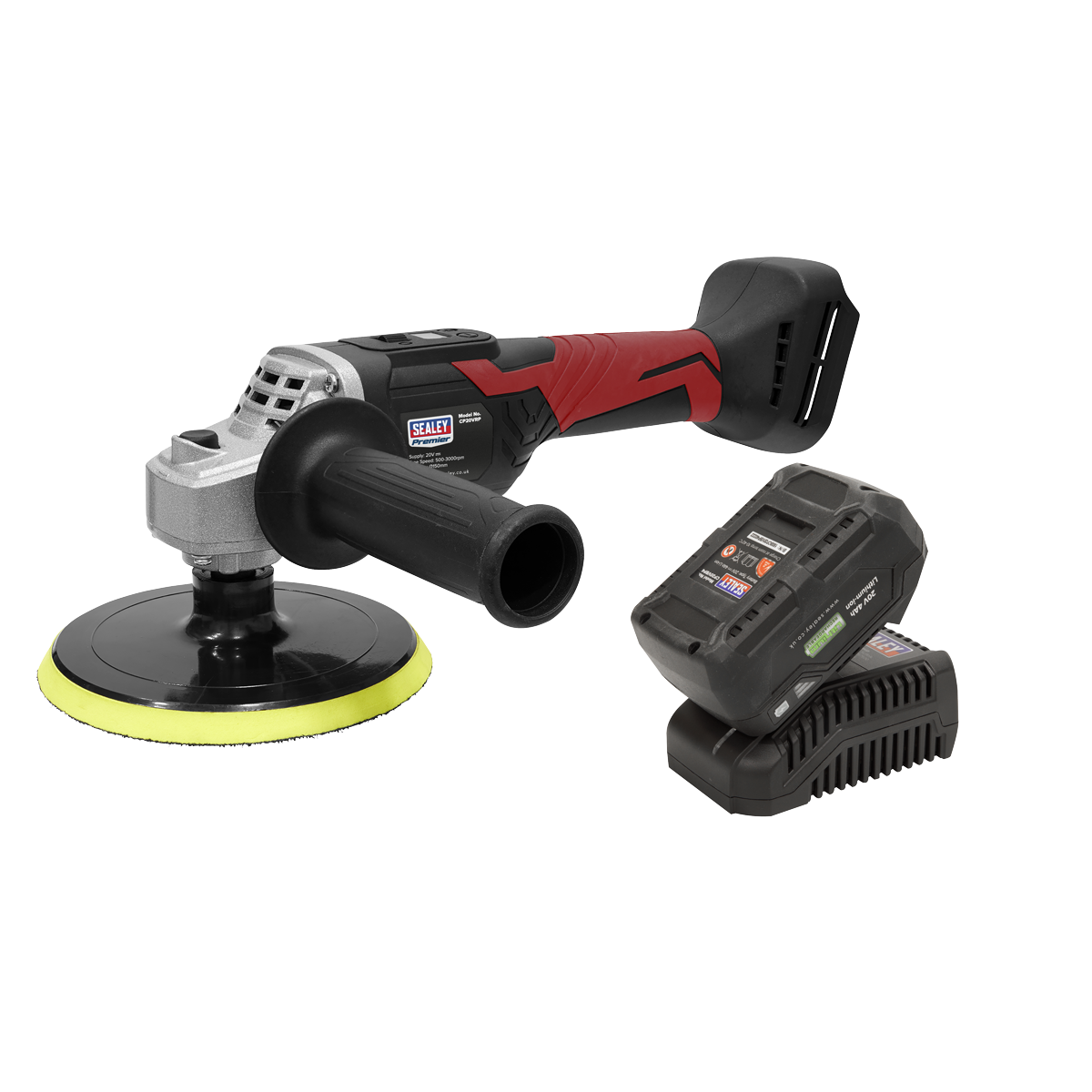 20V 4Ah SV20 Series Ø150mm Cordless Rotary Polisher Kit